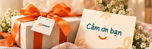 Minh họa hộp quà và thiệp Giftdee